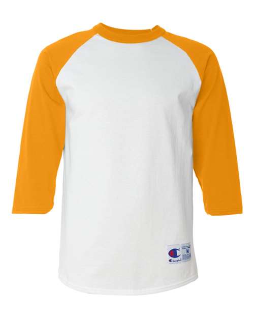 Champion Unisex Raglan Sleeve Baseball T-Shirt - T137 - EMBROIDERED