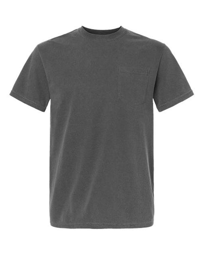 Comfort Colors Unisex Garment-Dyed Heavyweight Pocket T-Shirt - 6030 - EMBROIDERED