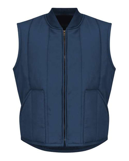 Red Kap Men's Quilted Vest - VT22 - EMBROIDERED