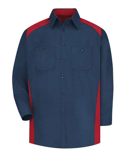 Red Kap Men's Motorsports Shirt - SP18 - EMBROIDERED