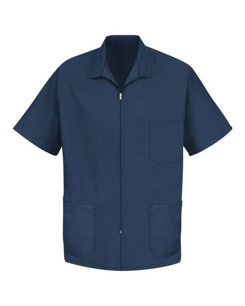Red Kap Unisex Zip-Front Smock - KP44 - EMBROIDERED