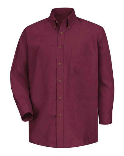 Red Kap Men's Poplin Dress Shirt - SP90 - EMBROIDERED