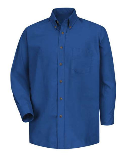 Red Kap Men's Poplin Dress Shirt - SP90 - EMBROIDERED