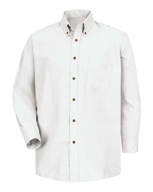 Red Kap Men's Poplin Dress Shirt - SP90 - EMBROIDERED