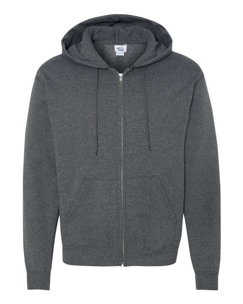 Champion Unisex Powerblend® Full-Zip Hooded Sweatshirt - S800 - EMBROIDERED