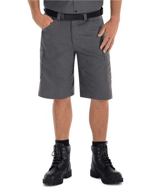 Red Kap Men's Shop Shorts - PT4A - EMBROIDERED