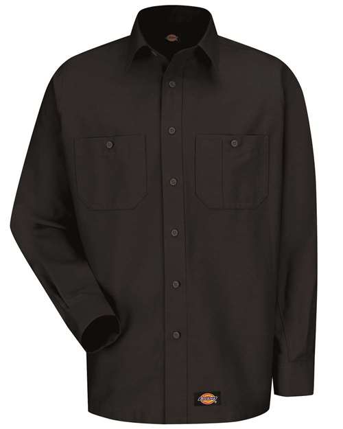 Dickies Men's Long Sleeve Work Shirt - WS10 - EMBROIDERED
