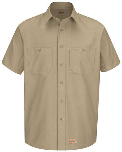 Dickies Men's Tall Short Sleeve Work Shirt - WS20T - EMBROIDERED