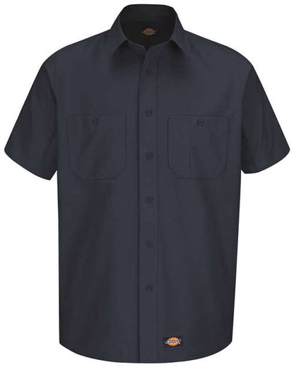 Dickies Men's Tall Short Sleeve Work Shirt - WS20T - EMBROIDERED