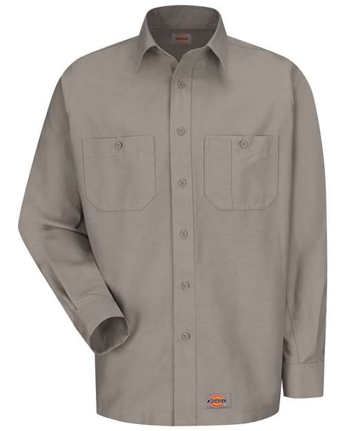 Dickies Men's Long Sleeve Work Shirt - WS10 - EMBROIDERED