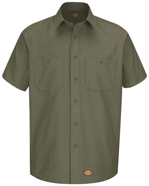Dickies Men's Short Sleeve Work Shirt - WS20 - EMBROIDERED