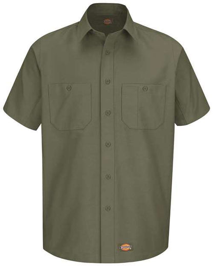 Dickies Men's Short Sleeve Work Shirt - WS20 - EMBROIDERED