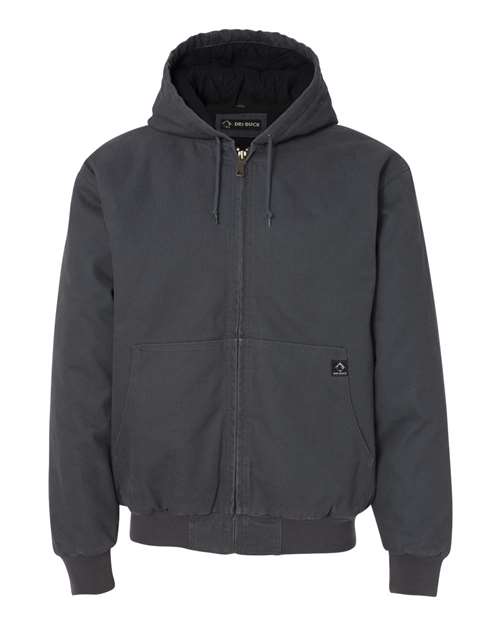 DRI DUCK Men's Cheyenne Boulder Cloth(TM) Hooded Jacket with Tricot Quilt Lining - 5020 - EMBROIDERED