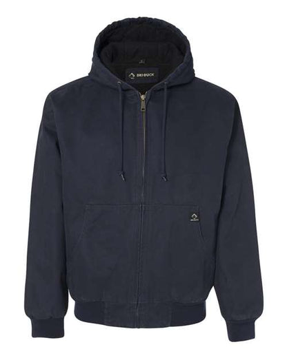 DRI DUCK Men's Cheyenne Boulder Cloth(TM) Hooded Jacket with Tricot Quilt Lining - 5020 - EMBROIDERED
