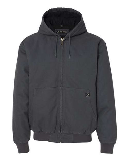 DRI DUCK. Men's Tall Cheyenne Boulder Cloth™ Hooded Jacket with Tricot Quilt Lining. 5020T