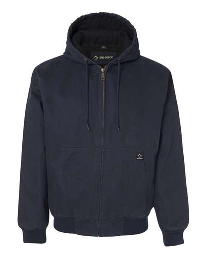 DRI DUCK. Men's Tall Cheyenne Boulder Cloth™ Hooded Jacket with Tricot Quilt Lining. 5020T