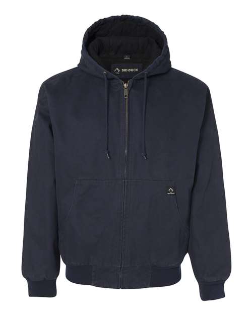 DRI DUCK Men's Tall Cheyenne Boulder Cloth(TM) Hooded Jacket with Tricot Quilt Lining - 5020T - EMBROIDERED