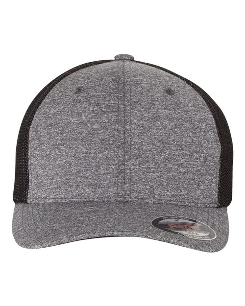 Flexfit Melange Trucker Cap - 6311 - EMBROIDERED