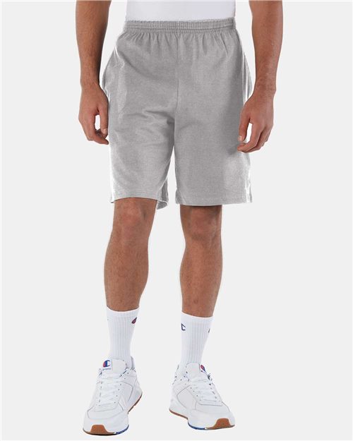 Champion. Cotton Jersey 9" Shorts with Pockets. 8180