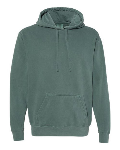 Comfort Colors Unisex Garment-Dyed Hooded Sweatshirt - 1567 - EMBROIDERED