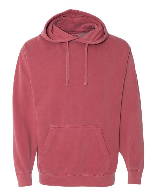 Comfort Colors Unisex Garment-Dyed Hooded Sweatshirt - 1567 - EMBROIDERED