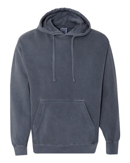 Comfort Colors Unisex Garment-Dyed Hooded Sweatshirt - 1567 - EMBROIDERED