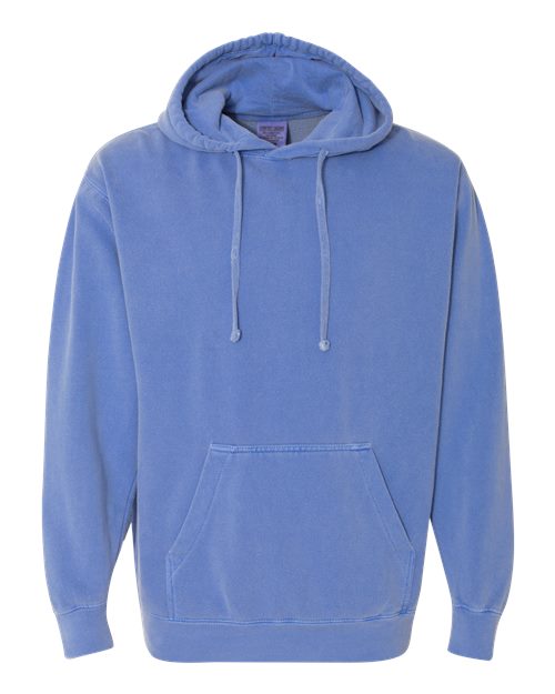 Comfort Colors Unisex Garment-Dyed Hooded Sweatshirt - 1567 - EMBROIDERED