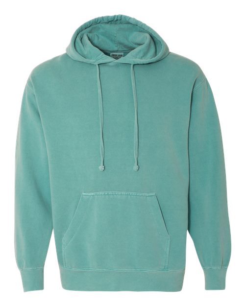 Comfort Colors Unisex Garment-Dyed Hooded Sweatshirt - 1567 - EMBROIDERED