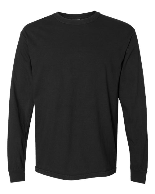 Comfort Colors Unisex Garment-Dyed Heavyweight Long Sleeve T-Shirt - 6014 - EMBROIDERED