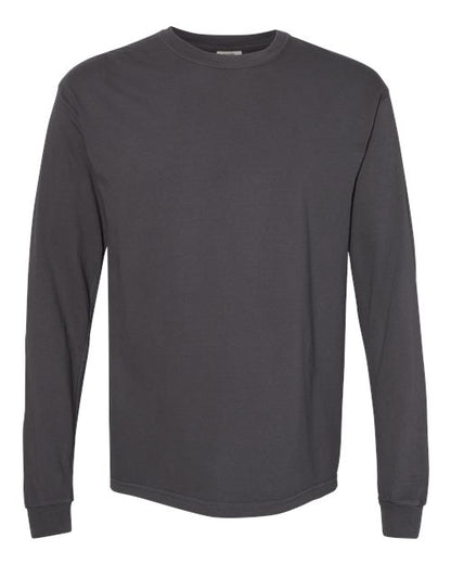 Comfort Colors Unisex Garment-Dyed Heavyweight Long Sleeve T-Shirt - 6014 - EMBROIDERED