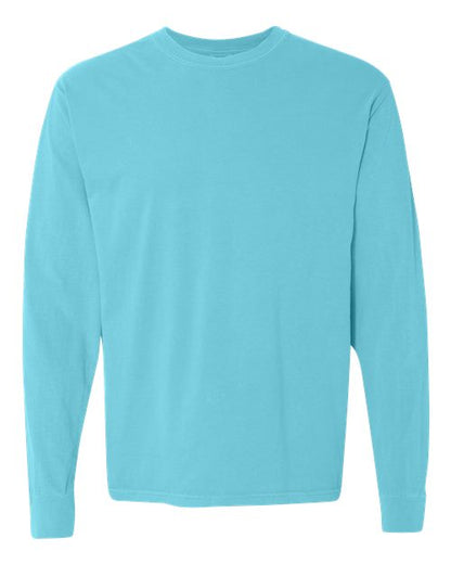 Comfort Colors Unisex Garment-Dyed Heavyweight Long Sleeve T-Shirt - 6014 - EMBROIDERED