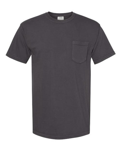 Comfort Colors Unisex Garment-Dyed Heavyweight Pocket T-Shirt - 6030 - EMBROIDERED