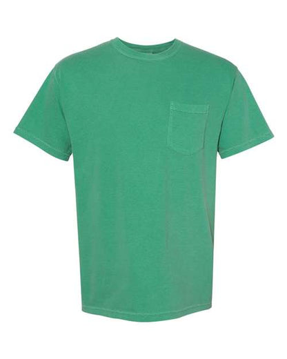 Comfort Colors Unisex Garment-Dyed Heavyweight Pocket T-Shirt - 6030 - EMBROIDERED