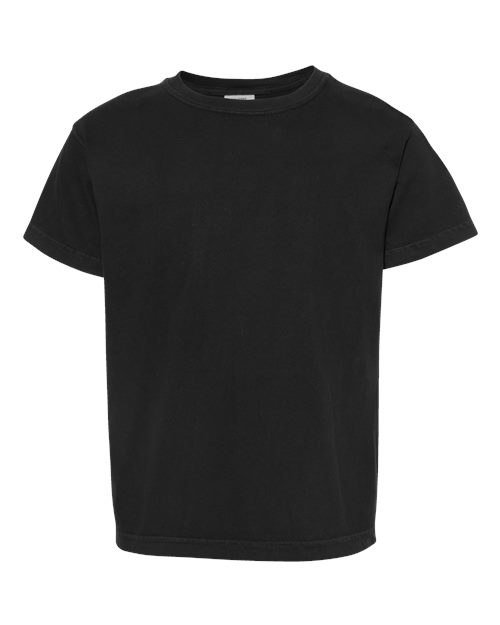 Comfort Colors Youth Garment-Dyed Heavyweight T-Shirt - 9018 - EMBROIDERED