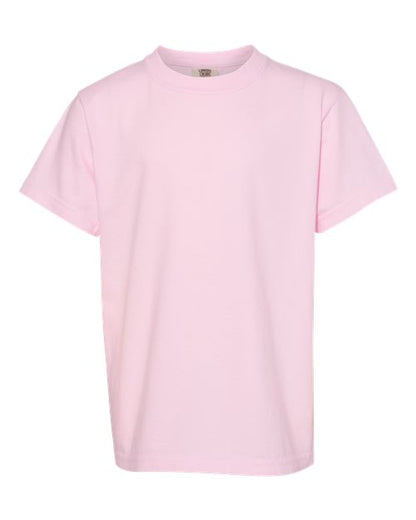 Comfort Colors Youth Garment-Dyed Heavyweight T-Shirt - 9018 - EMBROIDERED