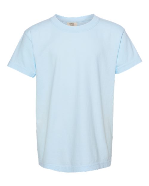 Comfort Colors Youth Garment-Dyed Heavyweight T-Shirt - 9018 - EMBROIDERED