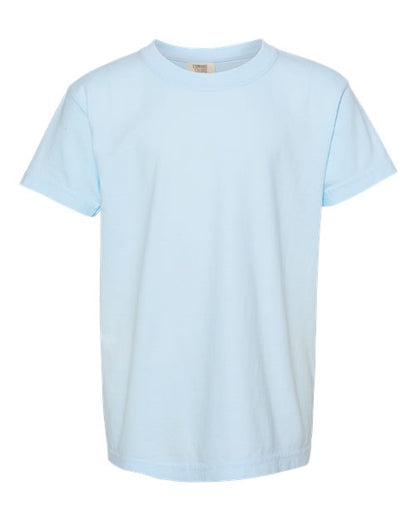 Comfort Colors Youth Garment-Dyed Heavyweight T-Shirt - 9018 - EMBROIDERED