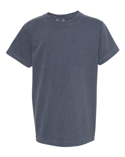 Comfort Colors Youth Garment-Dyed Heavyweight T-Shirt - 9018 - EMBROIDERED