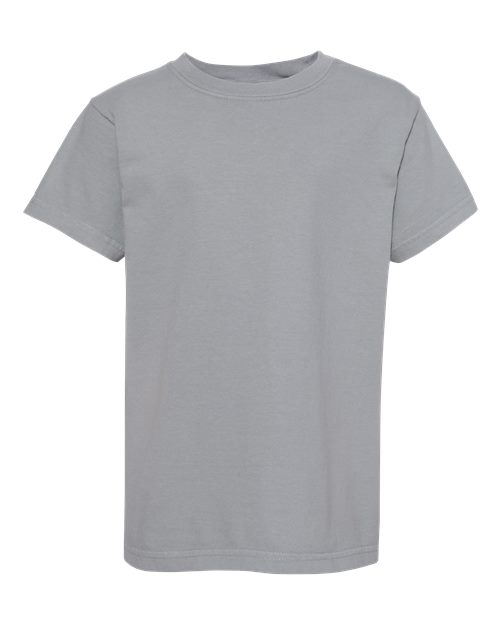 Comfort Colors Youth Garment-Dyed Heavyweight T-Shirt - 9018 - EMBROIDERED