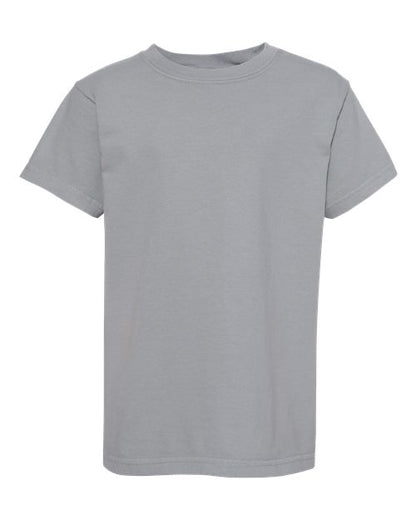 Comfort Colors Youth Garment-Dyed Heavyweight T-Shirt - 9018 - EMBROIDERED