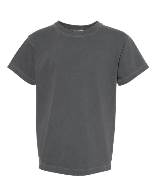 Comfort Colors Youth Garment-Dyed Heavyweight T-Shirt - 9018 - EMBROIDERED