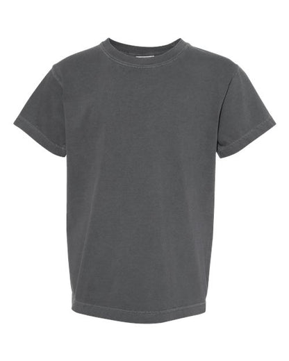 Comfort Colors Youth Garment-Dyed Heavyweight T-Shirt - 9018 - EMBROIDERED