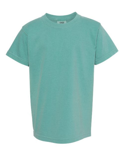 Comfort Colors Youth Garment-Dyed Heavyweight T-Shirt - 9018 - EMBROIDERED