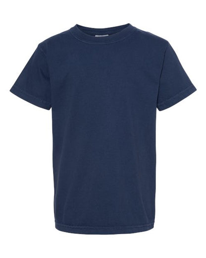 Comfort Colors Youth Garment-Dyed Heavyweight T-Shirt - 9018 - EMBROIDERED