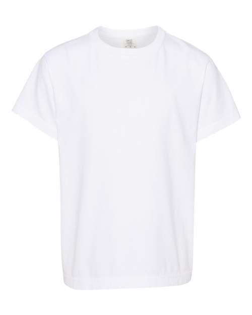 Comfort Colors Youth Garment-Dyed Heavyweight T-Shirt - 9018 - EMBROIDERED