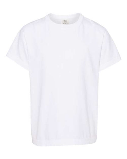 Comfort Colors Youth Garment-Dyed Heavyweight T-Shirt - 9018 - EMBROIDERED