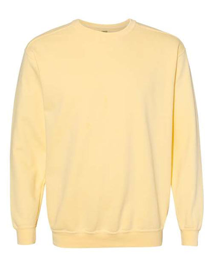 Comfort Colors Unisex Garment-Dyed Crewneck Sweatshirt - 1566 - EMBROIDERED