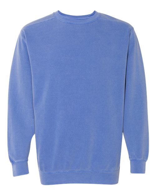Comfort Colors Unisex Garment-Dyed Crewneck Sweatshirt - 1566 - EMBROIDERED