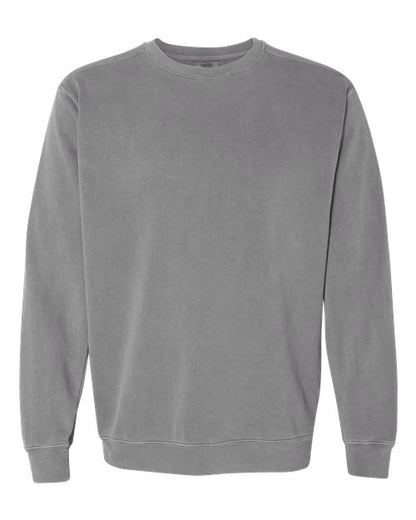 Comfort Colors Unisex Garment-Dyed Crewneck Sweatshirt - 1566 - EMBROIDERED