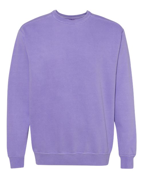 Comfort Colors Unisex Garment-Dyed Crewneck Sweatshirt - 1566 - EMBROIDERED